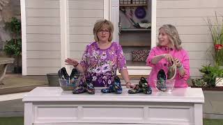 Sloggers Waterproof Peaceful Garden Comfort Garden Shoe on QVC [upl. by Ezri441]