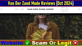 Van Der Zand Mode Reviews Before Buy Check Vanderzandmodenl Is Scam Or Legit  Product Review [upl. by Fineberg]