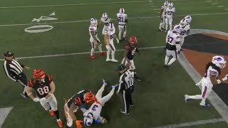 Damar Hamlin goes into CARDIAC ARREST full sequence [upl. by Ainslie]