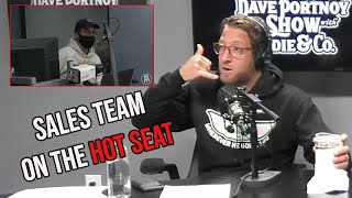 Dave Portnoy Calls Out the Barstool Sports Sales Team [upl. by Eatnwahs]