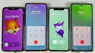 Incoming Calls IPhone XR  Samsung Galaxy Note 10  IPhone 11  Samsung Galaxy Note 20 [upl. by Prasad]