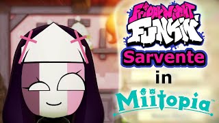 Miitopia Switch Mii Maker  Friday Night Funkin Sarvente in Miitopia [upl. by Gwenore]