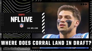 Marcus Spears Its going to take work to develop Matt Corral  NFL Live [upl. by Enyallij]