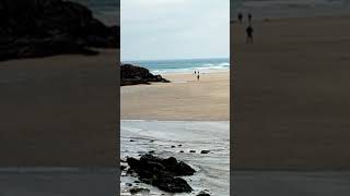 Perranporth Thursday early afternoon People enjoying their Autumn Cornish beach Walk 👊🙏👊🙏👊🙏 [upl. by Aokek75]