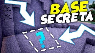 Minecraft COMO CRIAR UMA BASE SECRETA  Secret Base Tutorial [upl. by Ekrub]