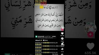 Zana sa bachna ki Dua loveallahﷻ urdu love [upl. by Aseram196]