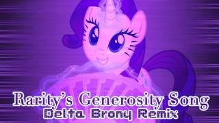 Raritys Generosity Song Delta Brony Remix [upl. by Evannia]