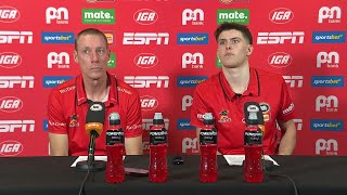 John Rillie and Ben Henshall press conference vs Illawarra Hawks  Round 7 NBL25 [upl. by Moulton]