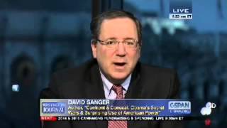 CSPAN Caller Asks NYTs David Sanger Why Paper is Ignoring Evidence of Building 7 Demolition on 911 [upl. by Tatia]