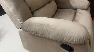 Nilkamal Sierra Velvet Fabric Manual Recliner [upl. by Natfa]