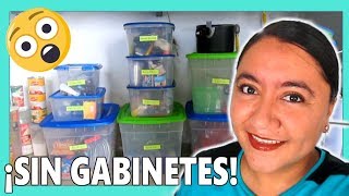 COMO ORGANIZAR UNA COCINA SIN MUEBLES LOS ROLES DE EDY [upl. by Cherilynn]