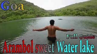 How to go arambol sweet water lake Goa kaise jaye arambol sweet lake  Russian lake  Full guide [upl. by Millda]