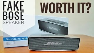 Bose Soundlink Mini 2 Fake Bluetooth speaker Unboxing and Review Worth It [upl. by Lenni]