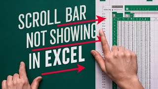 Scroll Bar Not Showing in Excel Here’s How to Fix It  Ray Digital Point [upl. by Iredale]