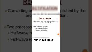 Rectification medical physics  Half Wave and Full Wave Rectifier  12th Class Physics [upl. by Aivataj]