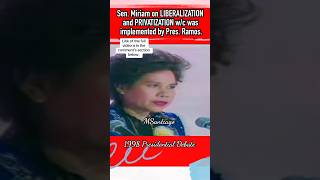 liberalization at privatization ano ang pananaw ni senator miriam trending viralvideo fyp [upl. by Jorgenson]