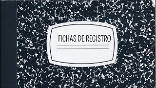 FICHAS DE REGISTRO [upl. by Etireugram21]