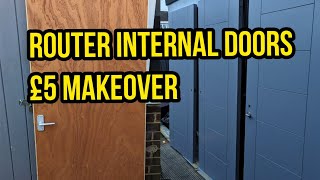 how to transform hollow flat doors into ladder doors [upl. by Egdamlat]