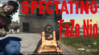 Spectating FaZe Nio with WALL HACKS Warzone 3 My POV [upl. by Dihgirb871]