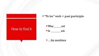 Passive Voice and Nominalizations [upl. by Amzaj973]