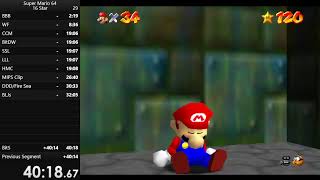 SM64 16 Star Practice Running [upl. by Aillij]