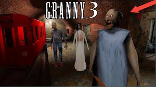 GRANNY CHAPTER 3 TRAIN ESCAPE 🤯 FULL GAMEPLAY 3 [upl. by Spiegleman]