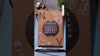 DIY  Calendar November 2024  🍁🥧🦃 novembercalendar diyideas aesthetic [upl. by Henke]