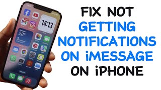 How to Fix Not Getting Notifications on iMessage on iPhone [upl. by Gaspard]