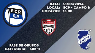 Esporte Clube Pinheiros X Clube Espéria  Interclubes Sub 11  Fase de Grupos [upl. by Amabil]