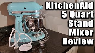 KitchenAid Artisan 5 Quart Stand Mixer Review [upl. by Lat]