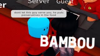 TROLLING AT BAMBOU PANDA EXPRESS ROBLOX TROLLING [upl. by Annayram]