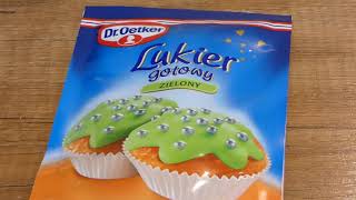 Lukier gotowy zielony 100g Dr Oetker [upl. by Oelak]