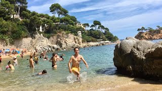 The Best Coves of Platja d’Aro Beach in Costa Brava Girona 🏖 Travel in Spain [upl. by Zaraf]