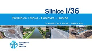 I36 Pardubice Trnová–Fáblovka–Dubina dokumentace stavby 082024 [upl. by Eckart]