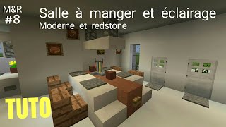 TUTO Minecraft Maison Moderne amp Redstone  Éclairage part8 PS4 PS3XBOX360XBOXONEPC [upl. by Illac692]