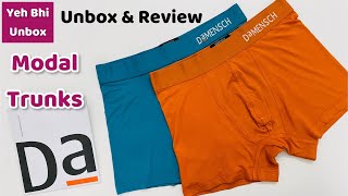 DaMENSCH Trunks Unbox and Review Modal  Deo Soft [upl. by Akisej]