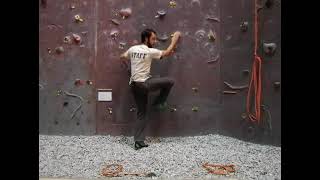 How to Climb a Rock Wall Using the Step Through Technique [upl. by Muslim533]