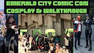 Emerald City Comic Con 2022 Cosplay and Show Floor Walkthrough [upl. by Eilyak709]