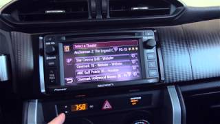 2014 Scion FRS radio navigation with EnTune [upl. by Eglantine577]