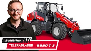 Schäffer Teleradlader 8620 T3 – Walkaround DE [upl. by Eenar391]