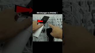 What happened when 100 charger connect IPhone [upl. by Aleyak]