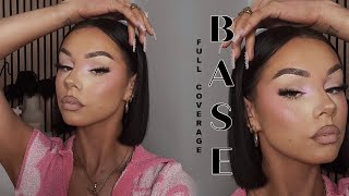 THE BEST BASE YOU WILL EVER HAVE  step by step long lasting full coverage foundation routine [upl. by Lardner]