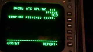 Confirm assigned route Via CPDLC when crossing the Atlantic ocean [upl. by Haikan]