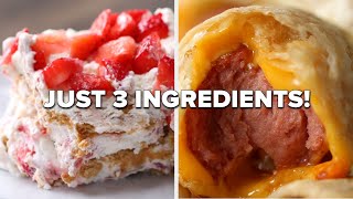 3Ingredient Snacks For Late Night Munchies • Tasty Recipes [upl. by Etnovaj484]