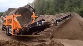 Trommel Screen  Doppstadt SM518 Plus Topsoil Application [upl. by Enellek964]