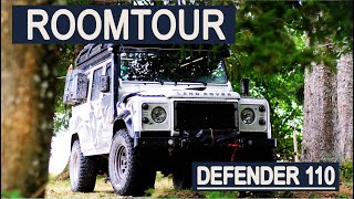 Land Rover DEFENDER 110 CamperAusbau Ultimative Roomtour mit Hubdach amp OffroadFeatures 🚙🔥 [upl. by Tiffani]