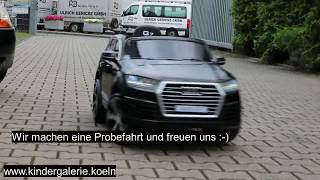 Montageanleitung Audi Q7 12V Kinder Elektrauto Kiga Köln GmbH [upl. by Adamson]