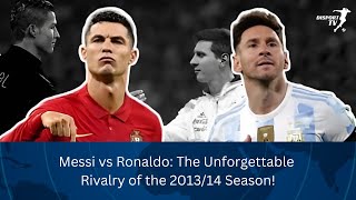 Messi Vs Ronaldo A Legendary Rivalry In The 201314 Season [upl. by Clevey]