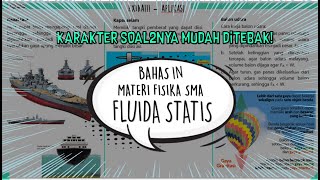 FLUIDA STATIS Kelas 11 SMA  materi  soal  pembahasan [upl. by Evered]