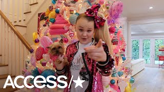 JoJo Siwa Gives An OverTheTop 2018 Tour Of Her House For The Holidays  Access [upl. by Robinson]